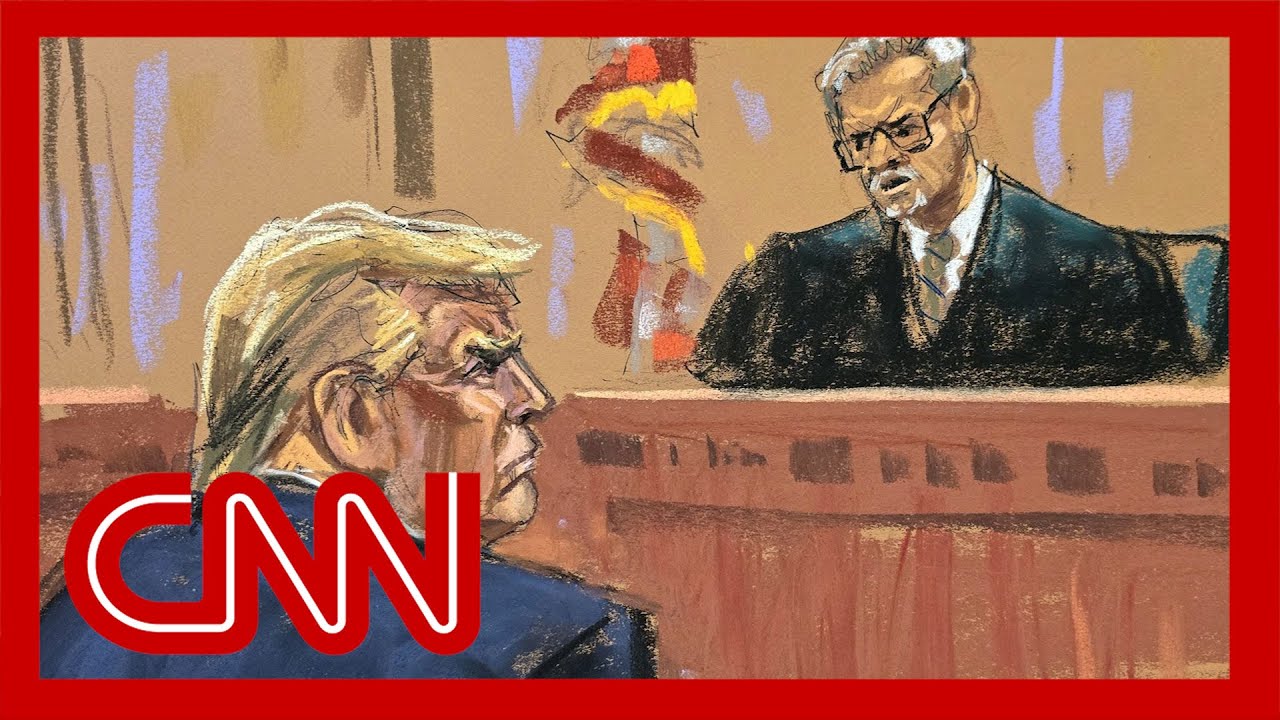 The judge says he won't tolerate Trump's swearing and head-shaking