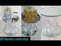 How to make a center piece decor, using dollar tree items and acrylic shot glasses. DIY home decor