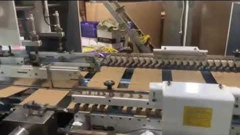 1200PC Crash Lock Bottom Folding Gluing Machine Paper Box Folder Gluer