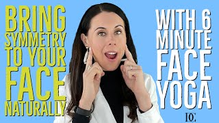 Bring Symmetry To Your Face Naturally With 6 Minute Face Yoga