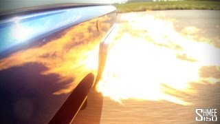 Koenigsegg CCX firing EPIC FLAMES!