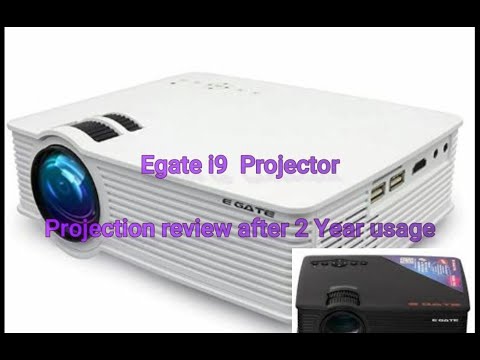 Egate i9 budget projector  Screen Test after 2 years usage   Home projector