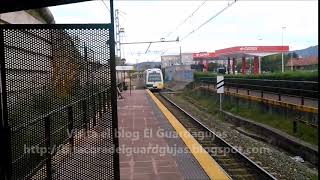 Cercanías de Feve a su paso por Ganzo (Cantabria)