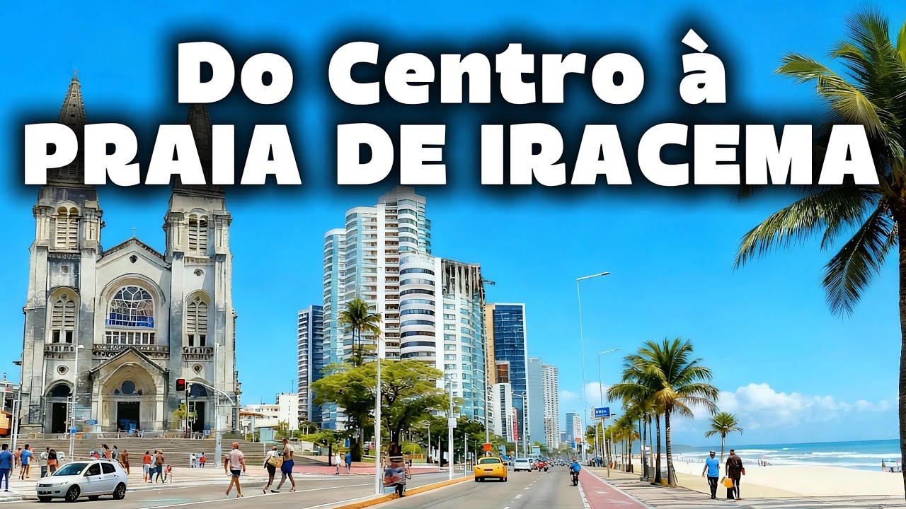 DE CARRO DO CENTRO DE FORTALEZA À PRAIA DE IRACEMA