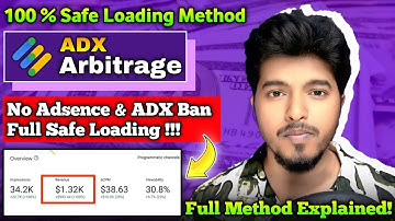 ADX loading with full safe method no Adsence ban and ADX delink..
