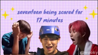 seventeen being scared for 17 minutes