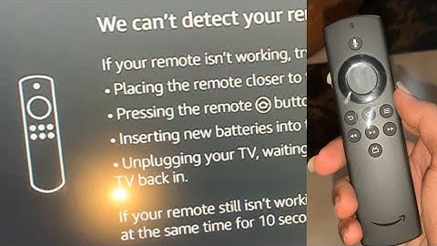 How to reset Fire TV Stick Remote
