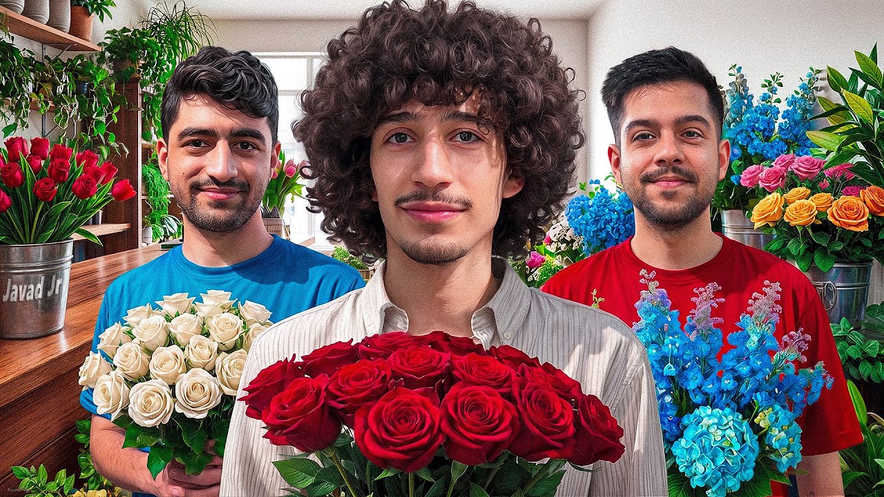  تو گلفروشی شروع به کار کردیم💐😂