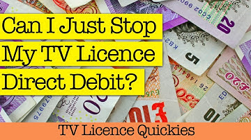 Can I just Cancel The TV Licence  Direct Debit?