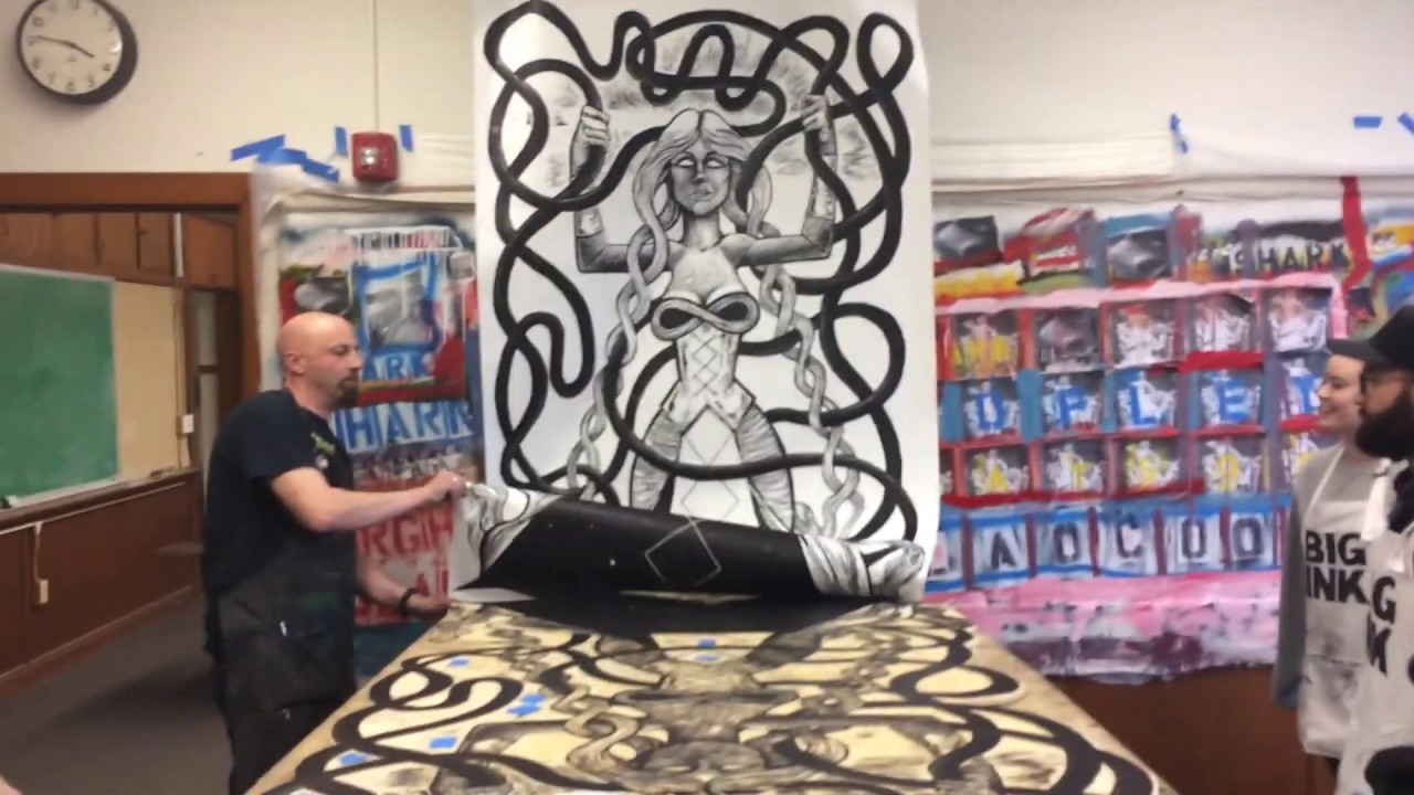 BIG INK at Salem State University / Large-Scale Woodblock Prints, 2018