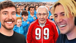 Ages 1  100 Decide Who Wins $250,000 | xQc Reacts to MrBeast