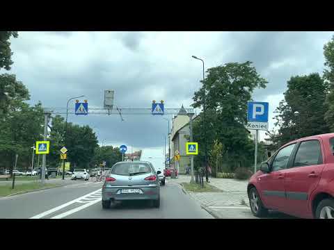 Driving in gliwice poland 🇵🇱