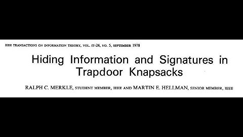 Merkle-Hellman Knapsack-based Public Key Cryptosystem - Part 3