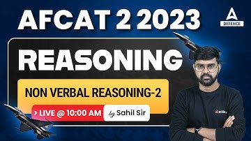 AFCAT 2 2023 Preparation | AFCAT Reasoning Classes 2023 | non verbal Reasoning #2 Tricks