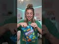 💙 BLUE CRUNCH! 😱 The Craziest Snack I Tried in the USA 🇺🇸🔥
