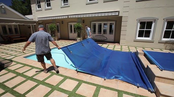 DIY PVC Solar Pool Cover Holder 