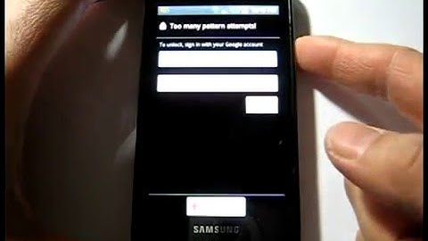 How to unlock Android Phone  After Too Many Pattern Attempts Easy Solution