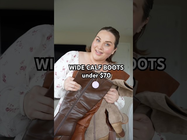 Testing Viral Wide Calf Boots from TikTok 👢 (Under $70!)