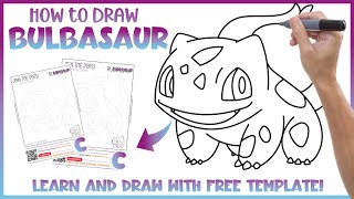 How to Draw bulbasaur -  bulbasaur drawing Free Dot to Dot / Connect the Dots Printable