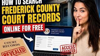 How to search Frederick County court records online for free