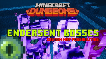 Minecraft Dungeons - All the Endersents in one place! - Custom Map Modding idea