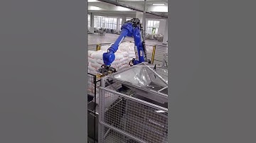 Industrial robots.#automation #welding #robot #pallet #casting #palletizing #industrial