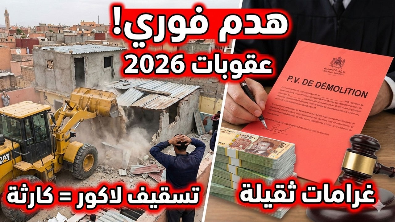 ⚠️ هدم السطوح جاك الدور؟ عقوبات ثقيلة 2026