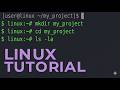 Linux: Comandos mkdir, ls, cd