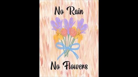 No Rain (Carly Pearce) Lyric Art