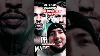 Della Maddalena vs Prates #ufcperth #quick #breakdown #mma #ufc #mainevent