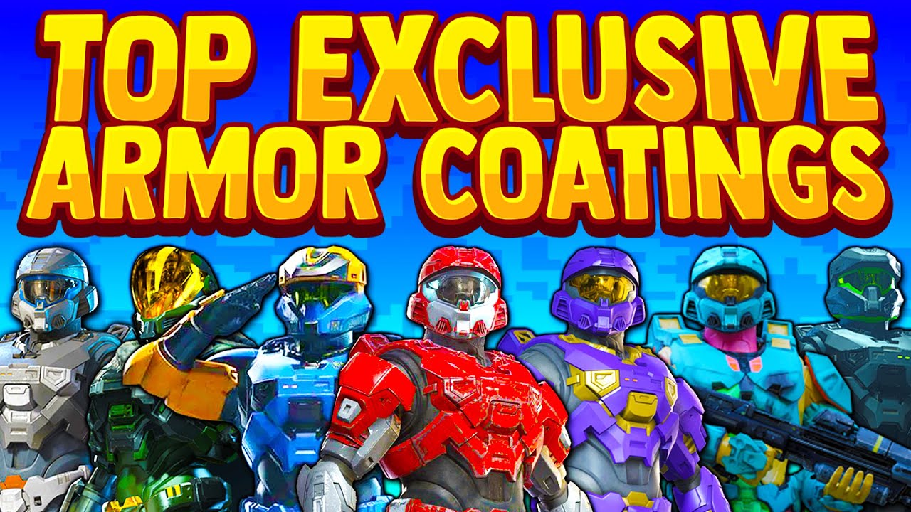 BEST EXCLUSIVE ARMOR COATINGS in Halo Infinite *Rare* YouTube