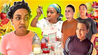 Mujer Sucia Prueba el Jugo antes que el Cliente // LA SOCIA 15