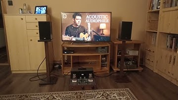 Home made 2x20 Watt 6C33C SE tube amplifier first test....