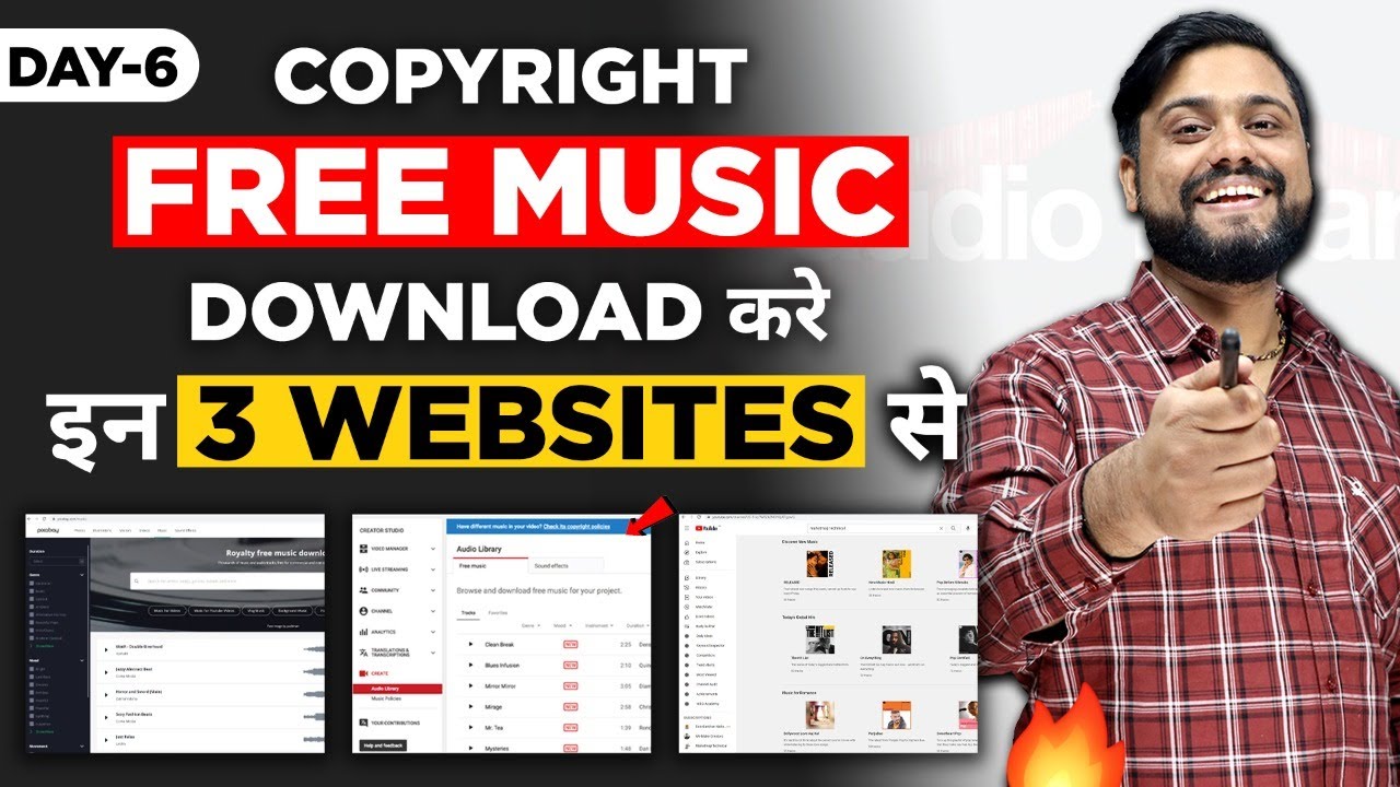 3 Website   Free  Music Download     How to Download Free Copyright Music