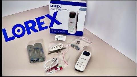 Lorex 2k QHD wired video Doorbell Unboxing - theTechBooth