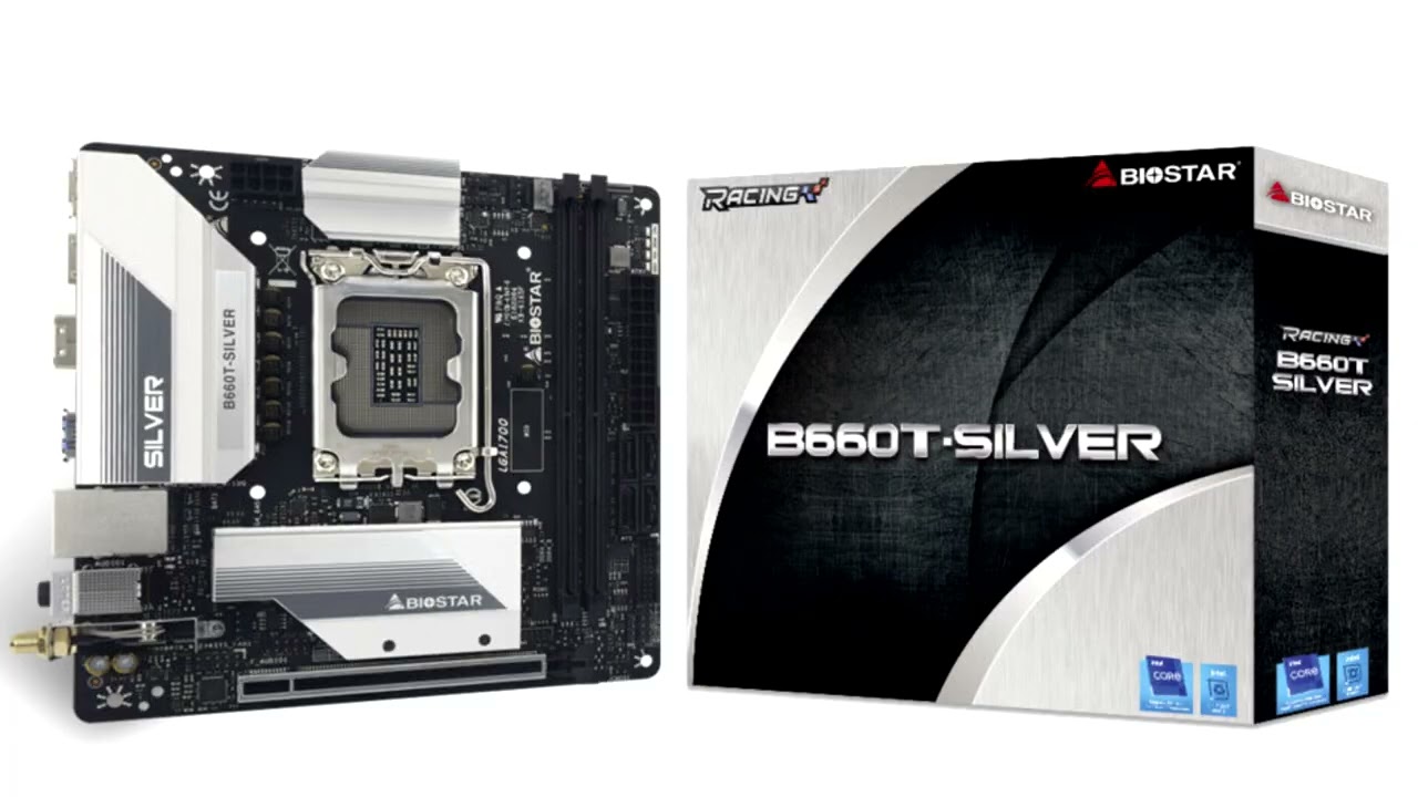 BIOSTAR Intros B660T Silver Mini ITX Motherboard