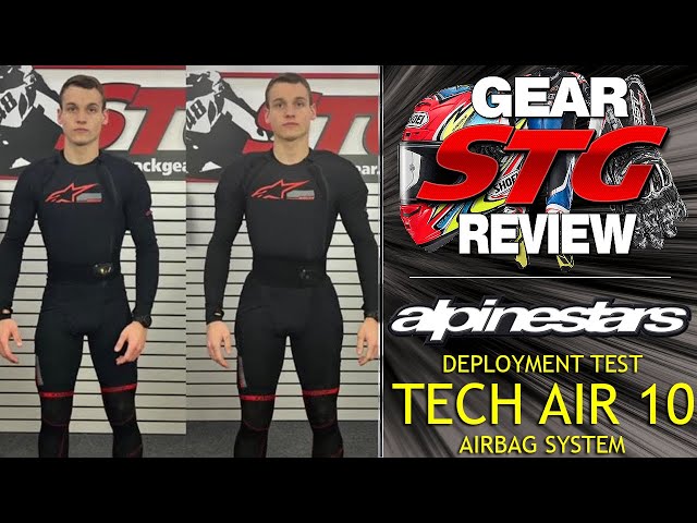 Alpinestars Tech Air 10 Airbag System Deployment | Sportbike Track Gear -  YouTube
