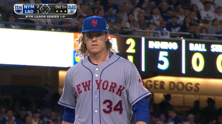 NYM@LAD: Syndergaard strikes out nine through 6 1/3