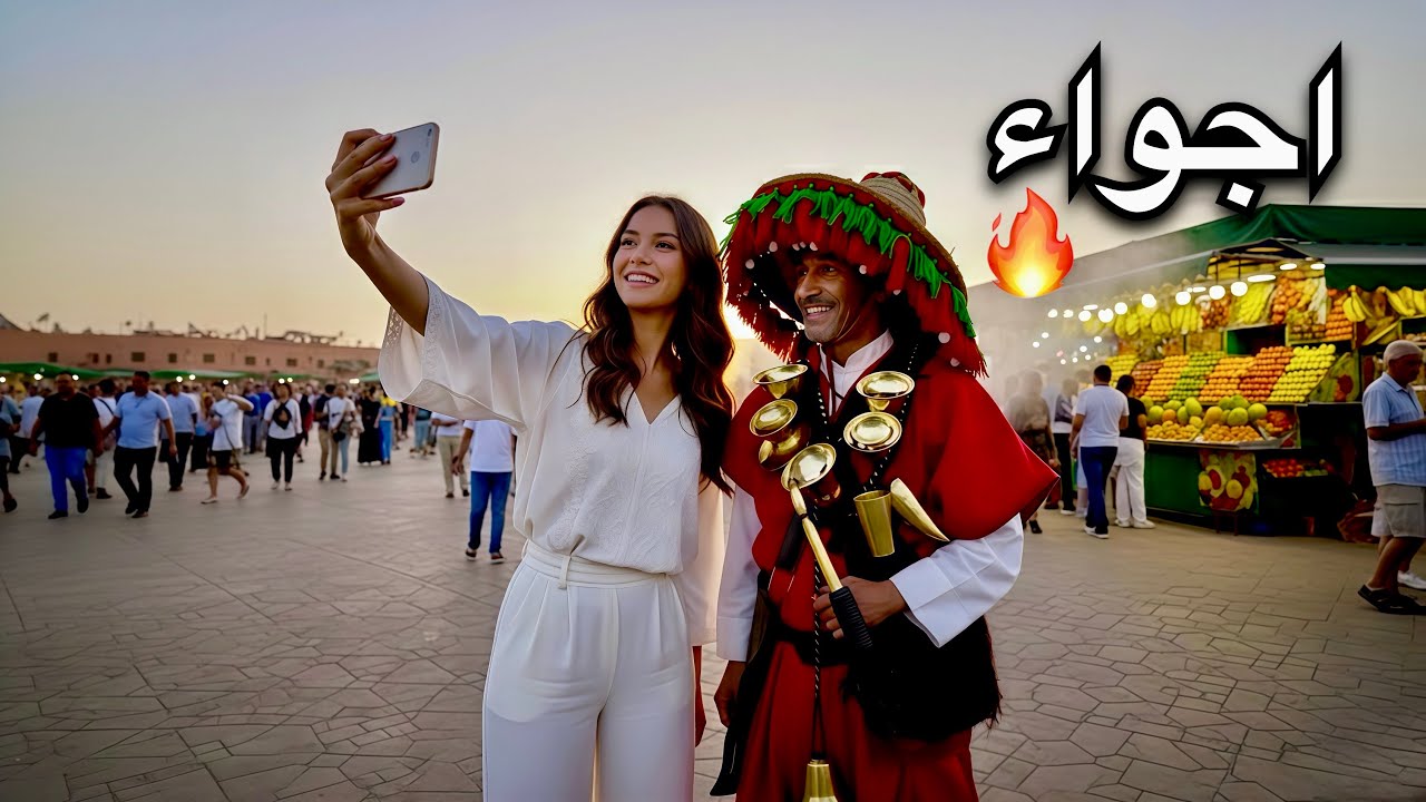 جامع الفنا… أجواء مجنونة 🔥 | Marrakech Walking Tour