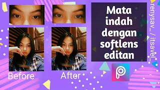 Cara memasang soflens di picsart | tutorial edit foto kekinian di picsart