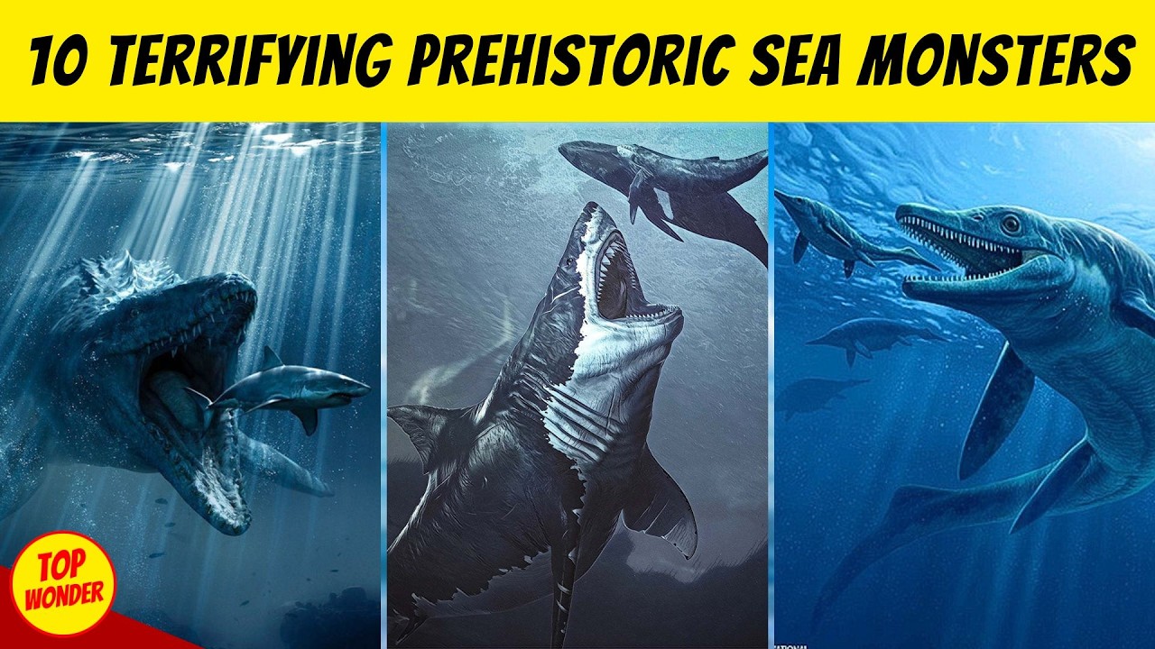 10 Most Terrifying Prehistoric Sea Monsters That Ruled the Oceans - YouTube