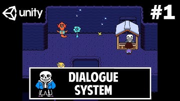 Undertale DIALOGUE|CUTSCENE in Unity (Episode 1)