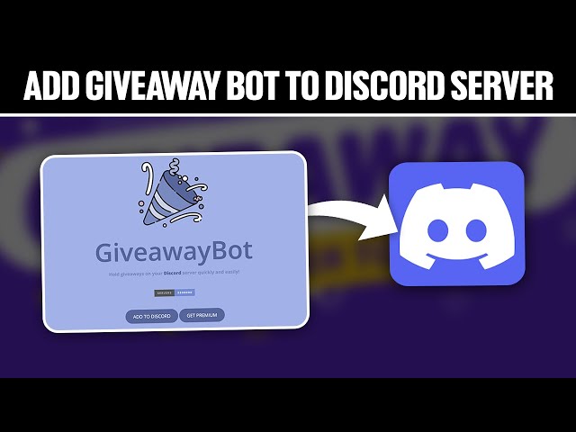 Add MyGiveaways Discord Bot