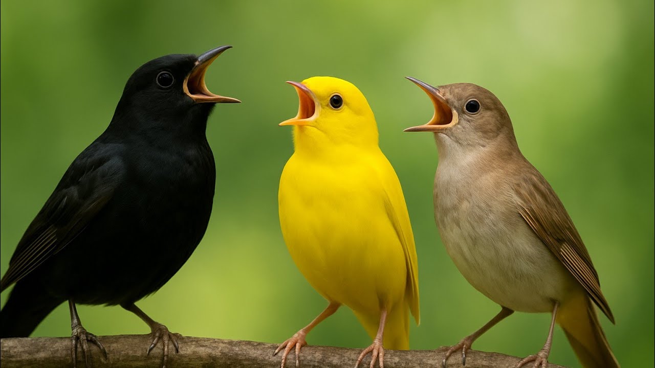 Birds Singing - Early Morning Wild Birds Chirping, Relaxing Bird Sounds ...