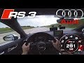 PERFECT! 2018 Audi RS3 Sedan (0-290km/h) POV- TOP SPEED, Acceleration TEST✔