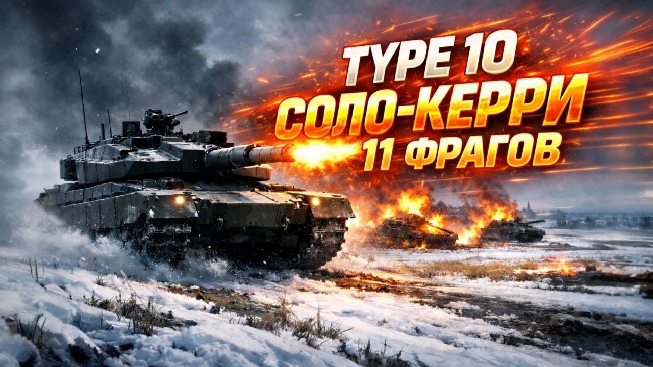 TYPE 10 — МАШИНА УБИЙСТВ💀| 11 ФРАГОВ И СОЛО КЕРРИ | War Thunder