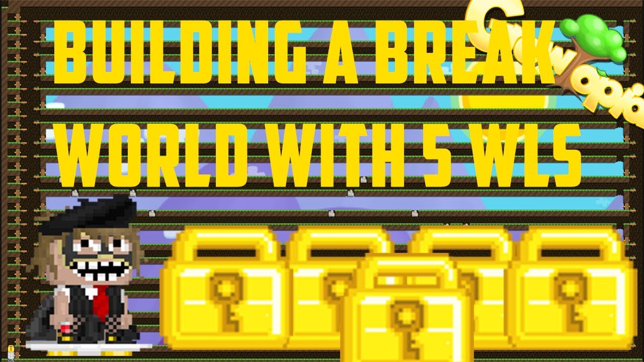 Growtopia | Making a break world with 5 wls - YouTube