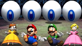 Mario Party 8 All Mini Games Challenge (Mario Daisy Peach Luigi)