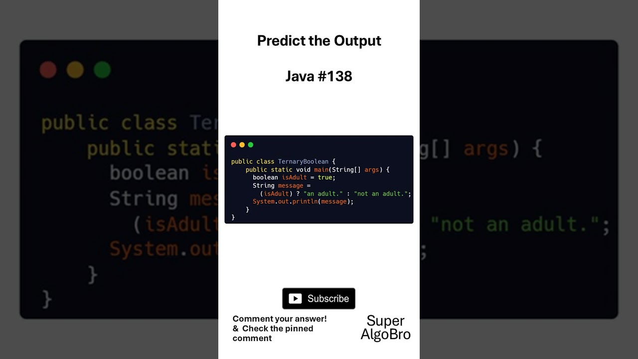 Predict The Output 
