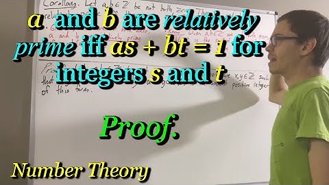Prove a and b are relatively prime iff as + bt = 1 for integers s and t [ILIEKMATHPHYSICS]